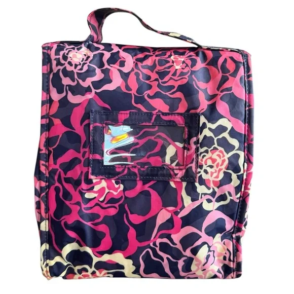 Vera Bradley Katalina Pink Floral Insulated Lunch Bag - Picture 3 of 8